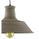 COLGANTE METAL BRADFORD COLOR MARRON 1 LUZ