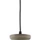 COLGANTE METAL BRADFORD COLOR MARRON 1 LUZ