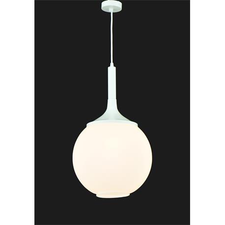 COLGANTE WILLIAM 1 LUZ OPAL BLANCO D30