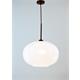 COLGANTE NICK OVAL 1 LUZ OPAL BLANCO D25