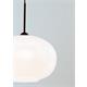 COLGANTE NICK OVAL 1 LUZ OPAL BLANCO D25