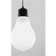 COLGANTE ERIC BULB 1 LUZ OPAL BLANCO D30