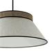 Lámpara de Techo PAULA Lino Blanco Beige 1 Luz D40