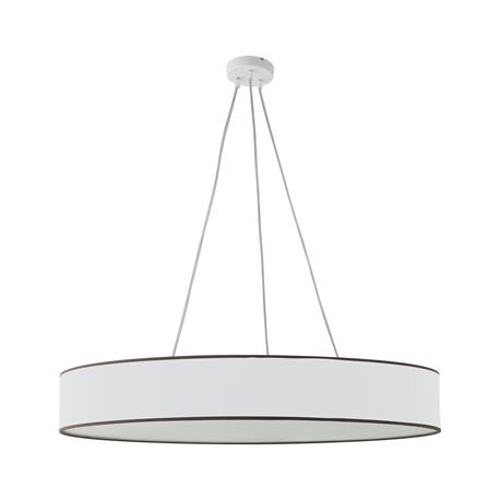 Lámpara de Techo SUNNY Tejido Blanco Difusor 6 Luces 80 Cm