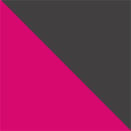 GRIS OSCURO 395 (Exterior) FUCSIA (Interior) - Algodón Liso